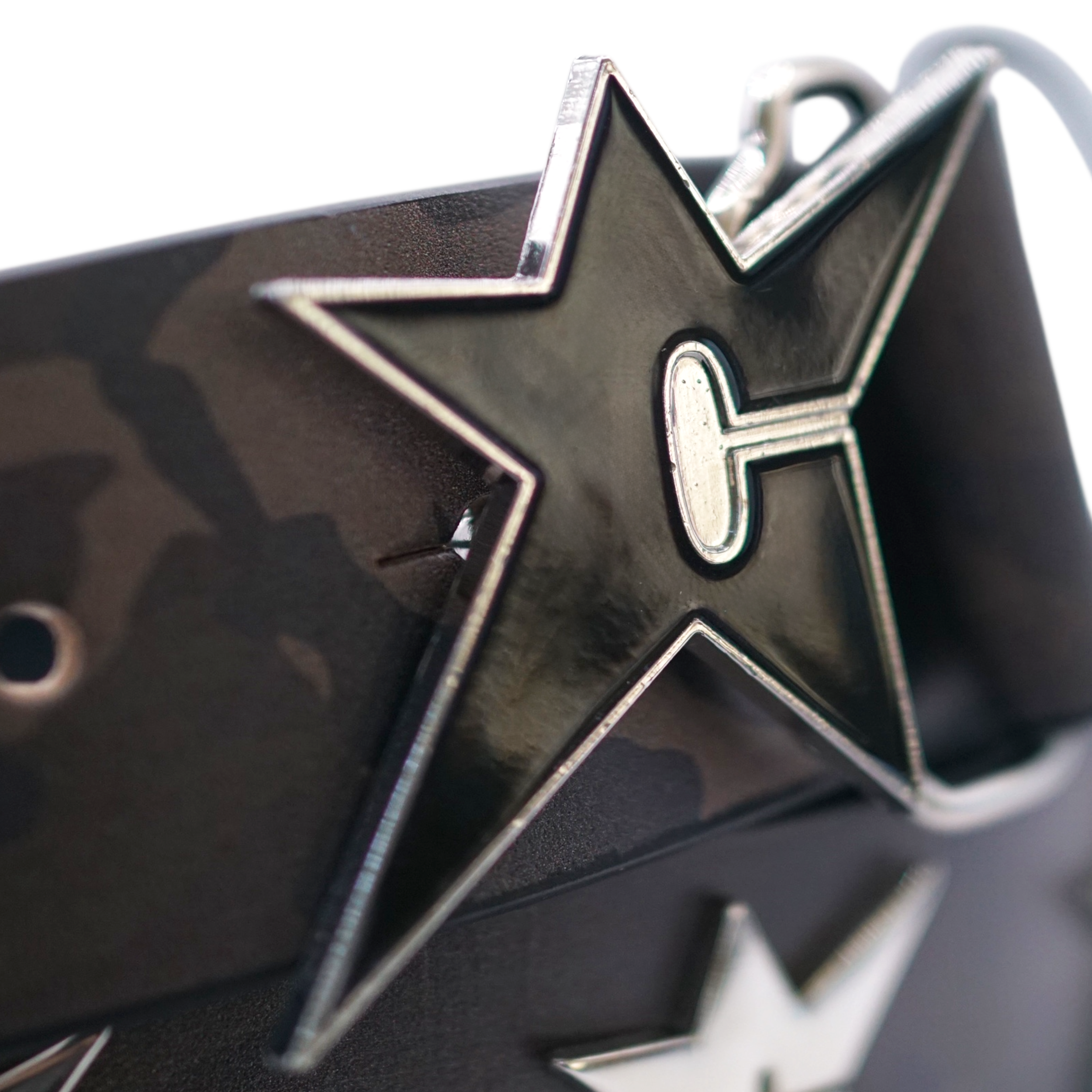 Riveted Leather Belt - Camo — Carpet Company